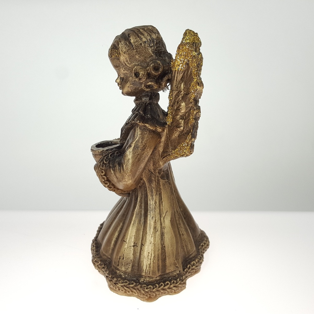 [458165939] Kerzenhalter Figur Deko 15,8 cm Keine Angabe gebraucht - gut Bild 5