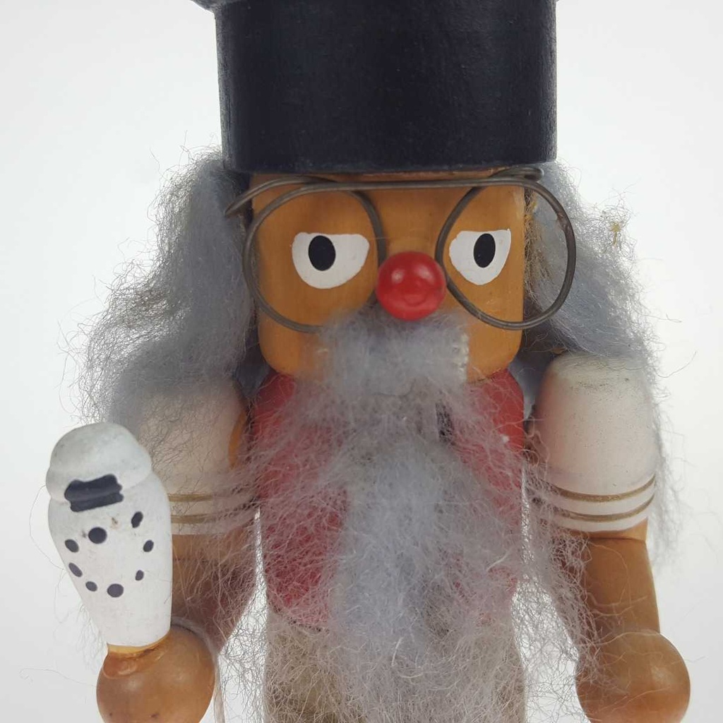 [458165952] Figur Skulptur Nussknacker Holz Holzschnitzer H 17,8 cm Bild 5