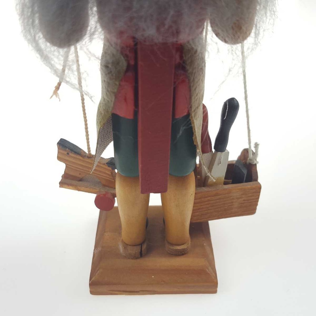 [458165952] Figur Skulptur Nussknacker Holz Holzschnitzer H 17,8 cm Bild 9