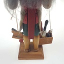 [458165952] Figur Skulptur Nussknacker Holz Holzschnitzer H 17,8 cm Bild 9