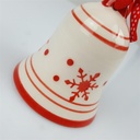 [458166010] Keramik Glocke Weihnachten Motiv H 6,5 D 6 cm Bild 4