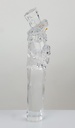 [458166018] Kunstoff Kristalleffekt Figur Schneemann mit Sternen H 25,7 cm Bild 3