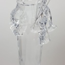 [458166018] Kunstoff Kristalleffekt Figur Schneemann mit Sternen H 25,7 cm Bild 8