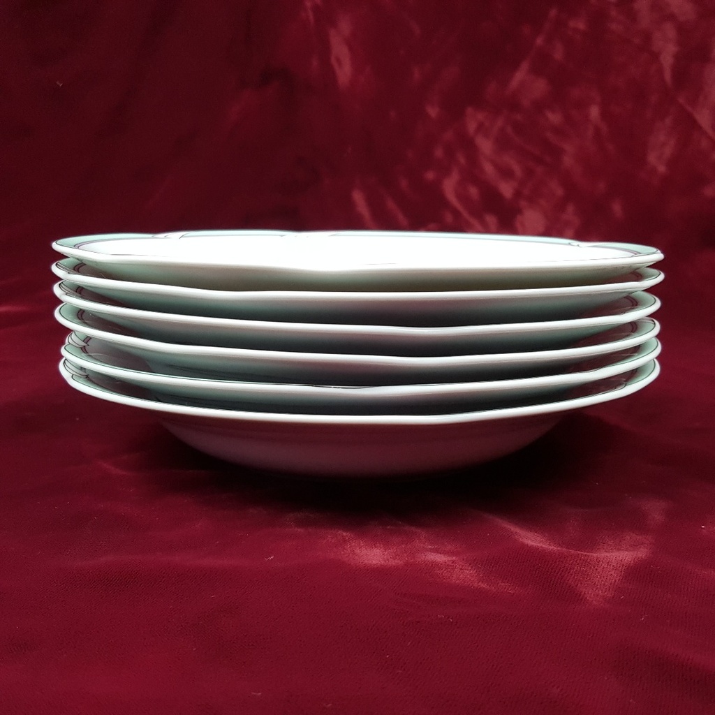 [2119201] 6er Set Suppenteller 21,9 cm Colditz gebraucht - gut Bild 2