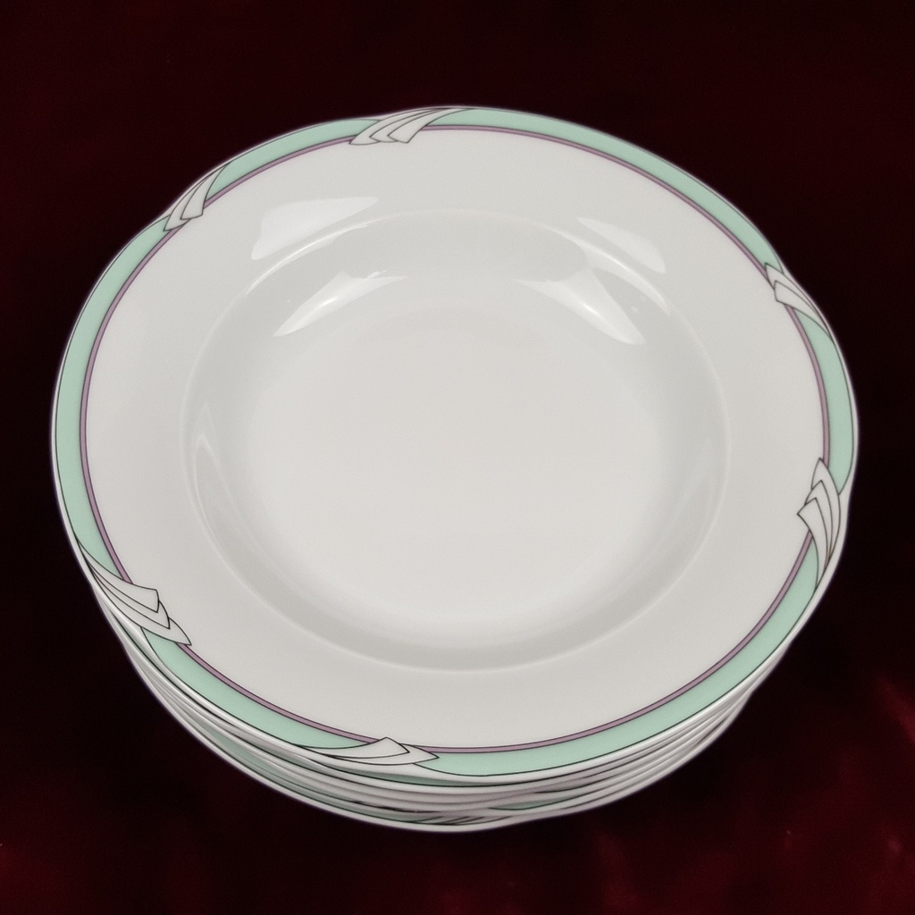 [2119201] 6er Set Suppenteller 21,9 cm Colditz gebraucht - gut Bild 3
