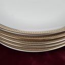 [2119206] 6er Set Kuchenteller Dessertteller Goldrand 19,7 cm Hutschenreuther Golddekor Elfenbein Beige gebraucht - gut Bild 4