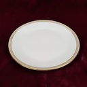 [2119206] 6er Set Kuchenteller Dessertteller Goldrand 19,7 cm Hutschenreuther Golddekor Elfenbein Beige gebraucht - gut Bild 7