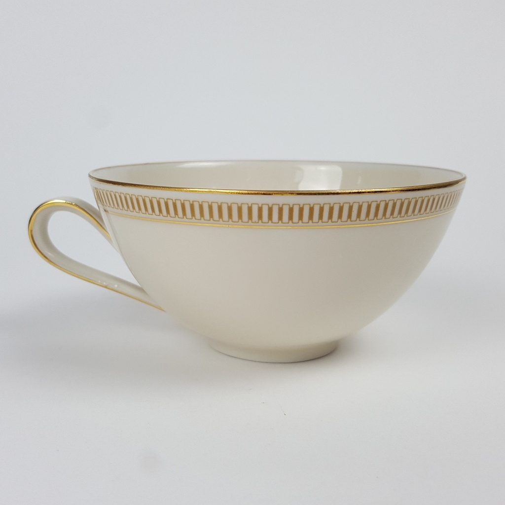 [458166055] Teetasse Teetassen Goldrand Hutschenreuther Golddekor Elfenbein gebraucht - gut Bild 3