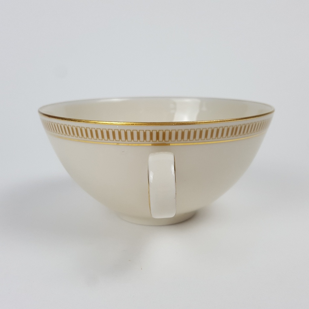 [458166055] Teetasse Teetassen Goldrand Hutschenreuther Golddekor Elfenbein gebraucht - gut Bild 4