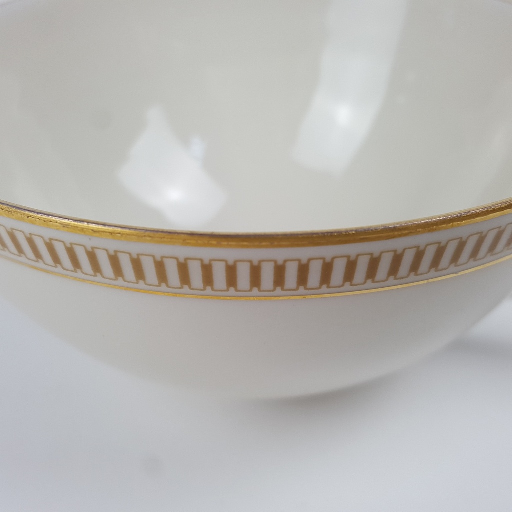 [458166055] Teetasse Teetassen Goldrand Hutschenreuther Golddekor Elfenbein gebraucht - gut Bild 6