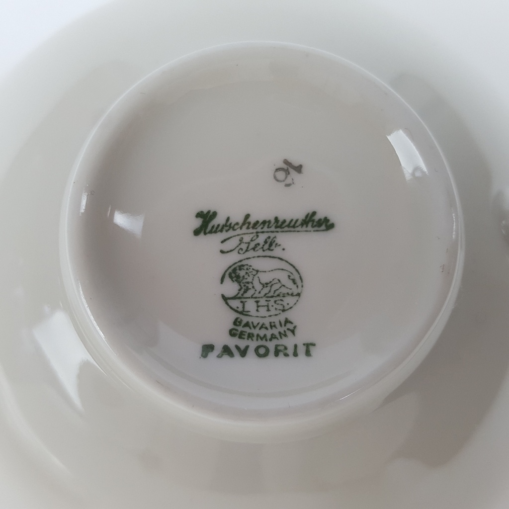 [458166055] Teetasse Teetassen Goldrand Hutschenreuther Golddekor Elfenbein gebraucht - gut Bild 7
