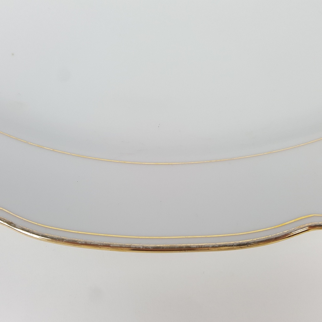 [458166058] Servierplatte Goldrand 30 cm Winterling Marktleuthen Weiß gebraucht - gut Bild 3