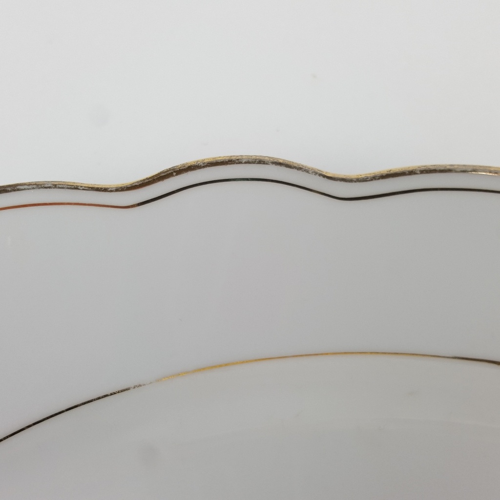 [458166058] Servierplatte Goldrand 30 cm Winterling Marktleuthen Weiß gebraucht - gut Bild 4