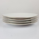 [2119207] 4er Set Kuchenteller Dessertteller Goldrand 19,8 cm Zeh Scherzer Blumendekor Blumen gebraucht - gut Bild 3