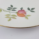 [2119207] 4er Set Kuchenteller Dessertteller Goldrand 19,8 cm Zeh Scherzer Blumendekor Blumen gebraucht - gut Bild 5