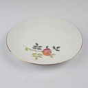 [2119207] 4er Set Kuchenteller Dessertteller Goldrand 19,8 cm Zeh Scherzer Blumendekor Blumen gebraucht - gut Bild 6