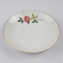 [2119208] 4er Set Untertasse Goldrand 14 cm Zeh Scherzer Blumendekor Blumen gebraucht - gut Bild 5