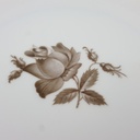 [458166070] Kuchenteller Dessertteller Goldrand 19,5 cm Königl. pr. Tettau Blumendekor grau Blumen gebraucht - gut Bild 3