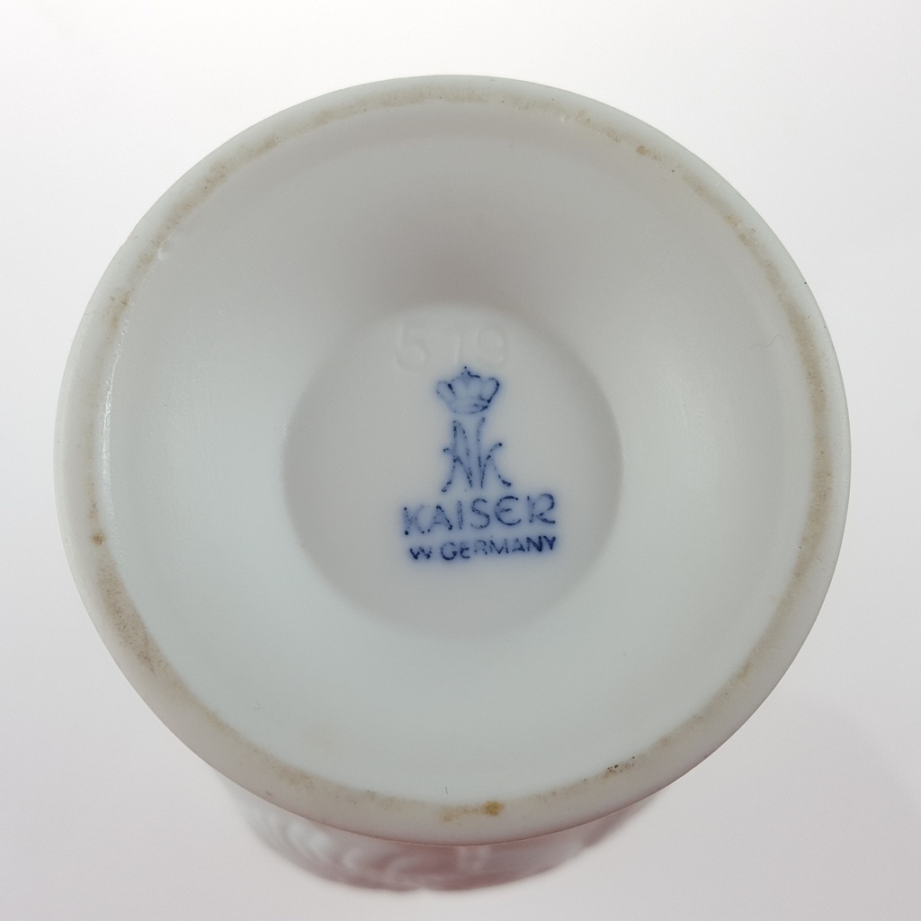 [2119214] Tischvase Vase Blumenvase 16,2 cm AK Kaiser Kaiser-Porzellan Weiß gebraucht - gut Bild 7