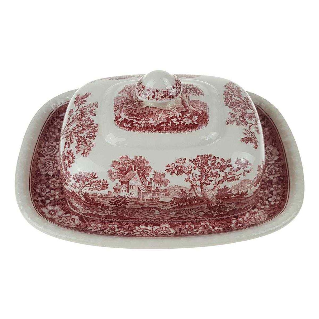 [458166117] Butterglocke Villeroy & Boch Rusticana Rot gebraucht - sehr gut Bild 2