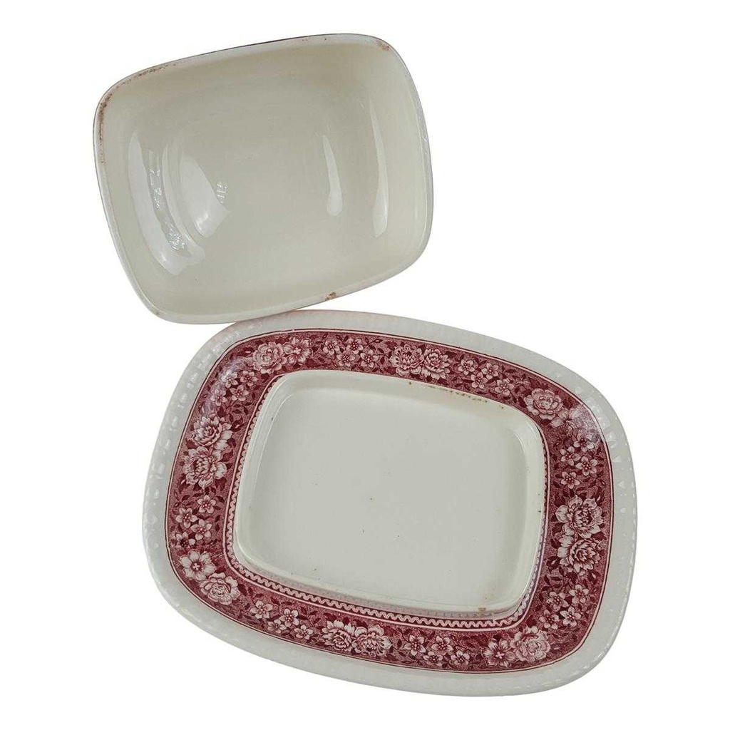 [458166117] Butterglocke Villeroy & Boch Rusticana Rot gebraucht - sehr gut Bild 4