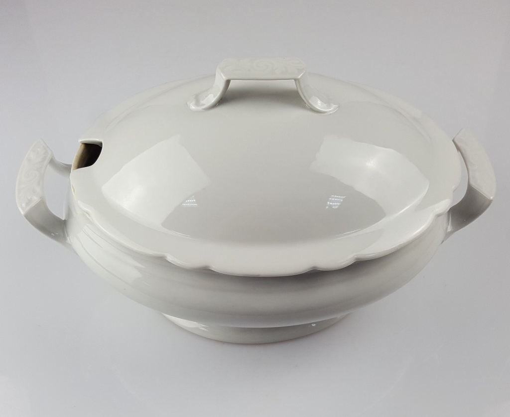 [458166118] Suppenterrine Terrine 1,8 L Zeh Scherzer Weiß gebraucht - gut Bild 2