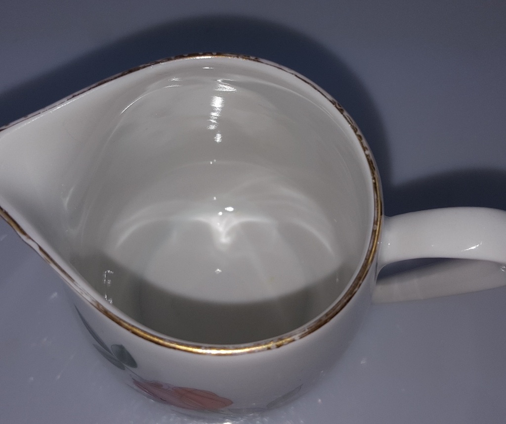 [458166140] Milchkännchen Goldrand 0,15 L Zeh Scherzer Blumendekor Blumen gebraucht - gut Bild 5