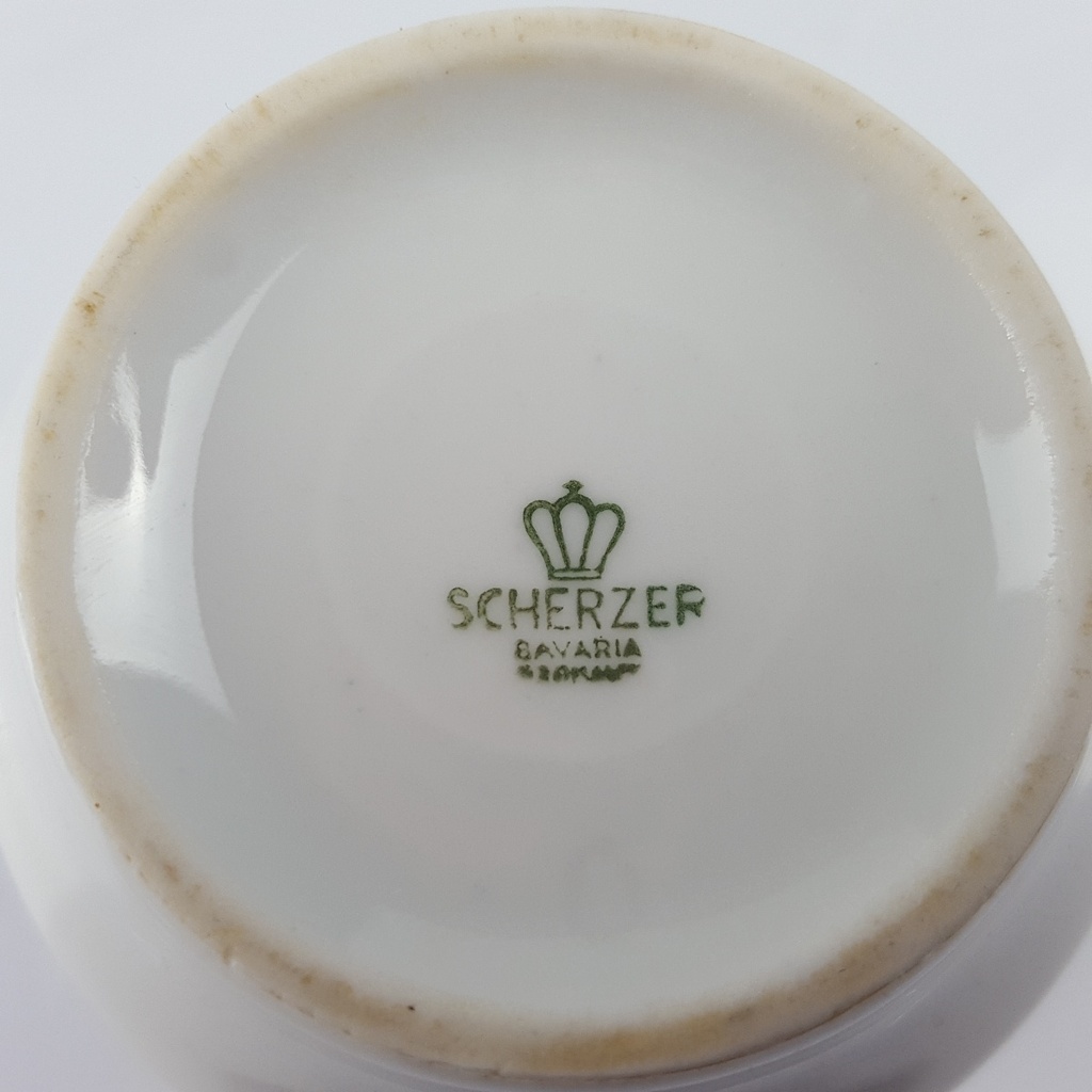 [458166140] Milchkännchen Goldrand 0,15 L Zeh Scherzer Blumendekor Blumen gebraucht - gut Bild 8