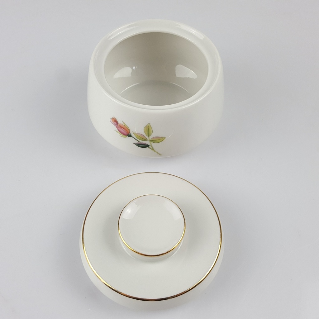[458166141] Zuckerdose Goldrand Zeh Scherzer Blumendekor Blumen gebraucht - gut Bild 3