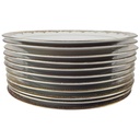 [2119218] 11er Set Kuchenteller Dessertteller Golddekor 19,4 cm Winterling Marktleuthen weiß gebraucht - gut Bild 2
