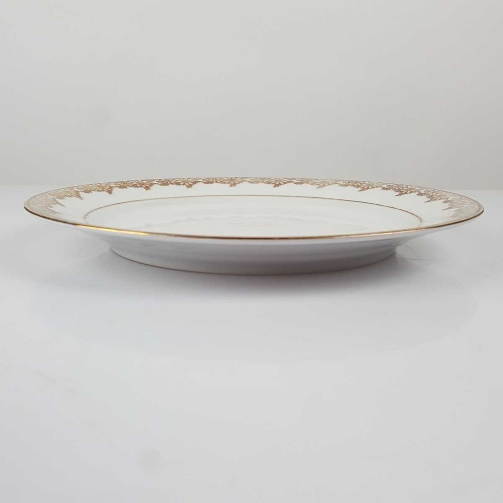 [2119218] 11er Set Kuchenteller Dessertteller Golddekor 19,4 cm Winterling Marktleuthen weiß gebraucht - gut Bild 5
