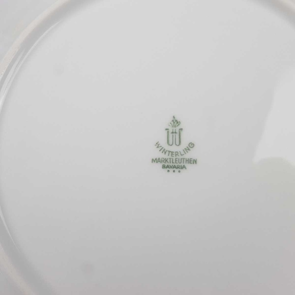 [2119218] 11er Set Kuchenteller Dessertteller Golddekor 19,4 cm Winterling Marktleuthen weiß gebraucht - gut Bild 6