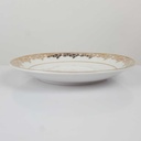[2119219] 13er Set Untertasse Golddekor 14,1 cm Winterling Marktleuthen weiß gebraucht - gut Bild 5