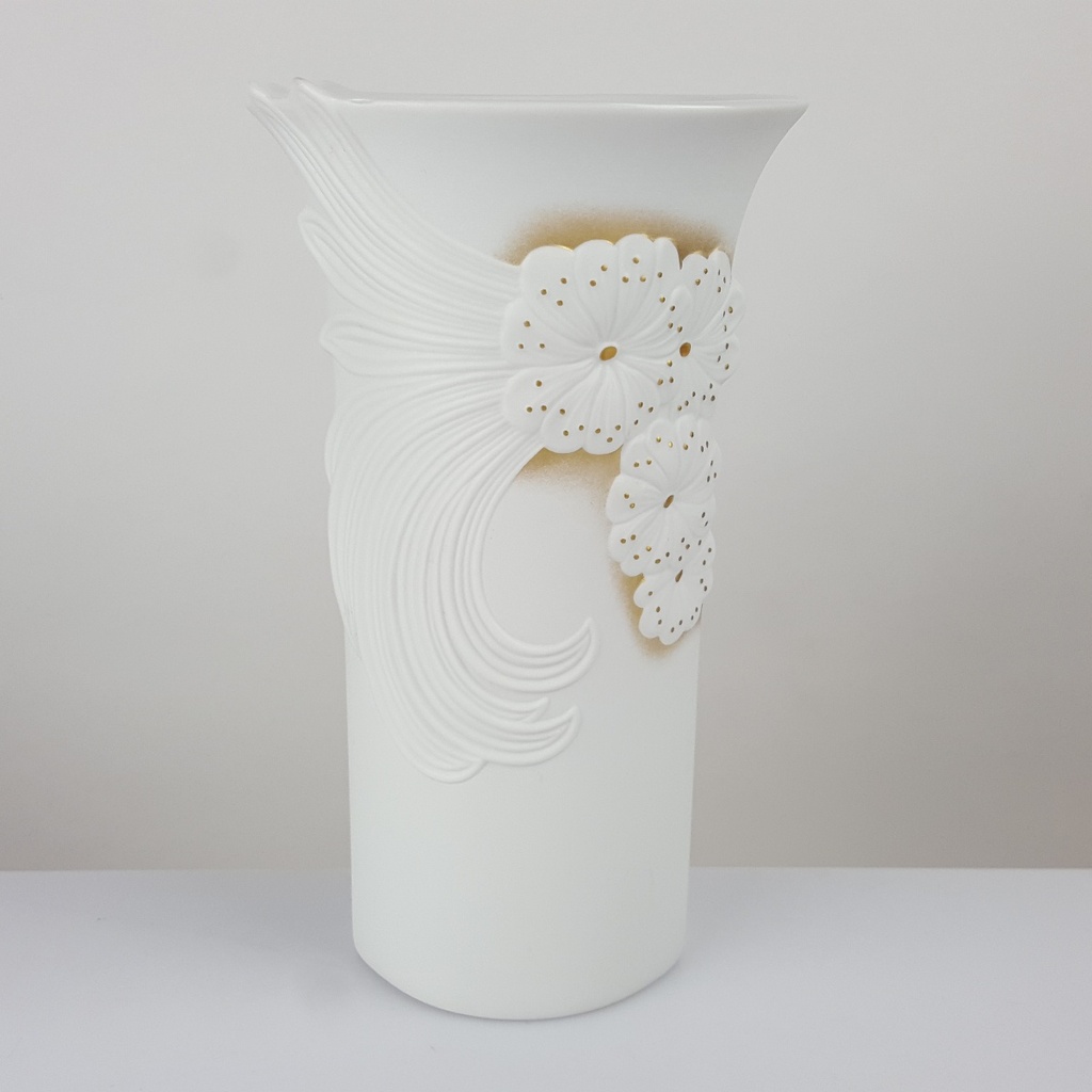 [2119220] Vase 23,3 cm AK Kaiser Weiß gebraucht - sehr gut Bild 3