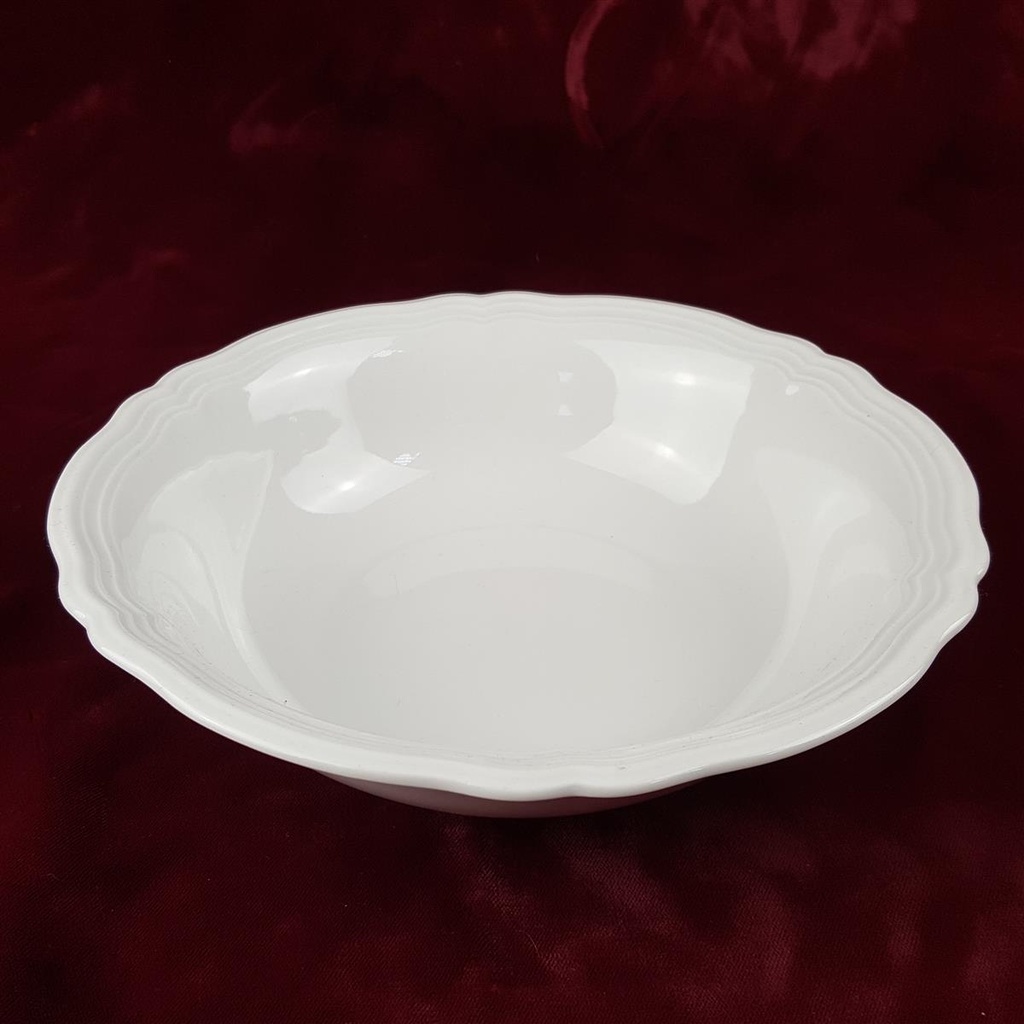 [458166165] Schüssel 20,5 cm Seltmann Weiden Marie Luise Weiß gebraucht - gut Bild 2