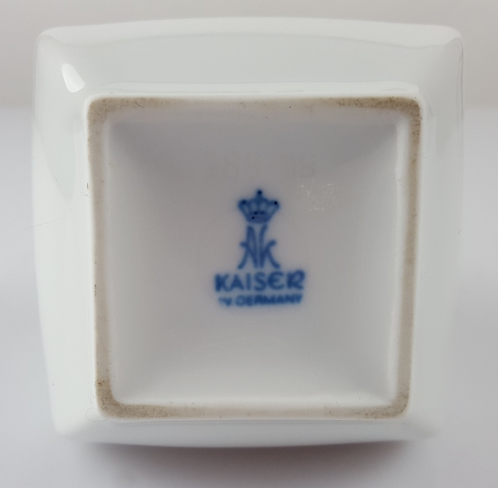 [2119222] Tischvase Vase 19,5 cm AK Kaiser Weiß gebraucht - gut Bild 4