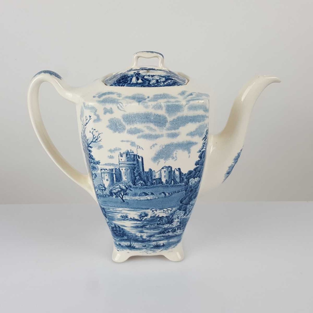 [458166178] Kaffeekanne 1,1 L Johnson Bros Castle Story Blau gebraucht - gut Bild 3