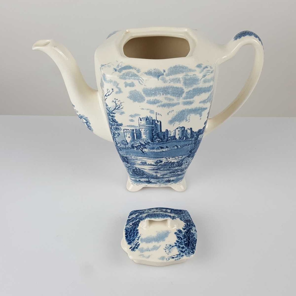 [458166178] Kaffeekanne 1,1 L Johnson Bros Castle Story Blau gebraucht - gut Bild 5