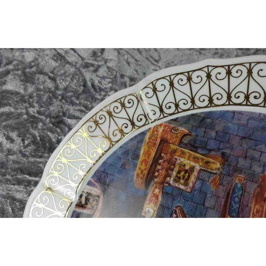 [45816619] Wandteller 26 cm La Rose Des Sables gebraucht - sehr gut Bild 3