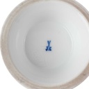 [458166208] Tischvase Vase Blumenvase Trichtervase Golddekor 13,7 cm Meissen Blumenmalerei gebraucht - gut Bild 5