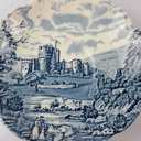 [458166213] Untertasse für Kaffee 14,2 cm Johnson Bros Castle Story Blau gebraucht - gut Bild 3