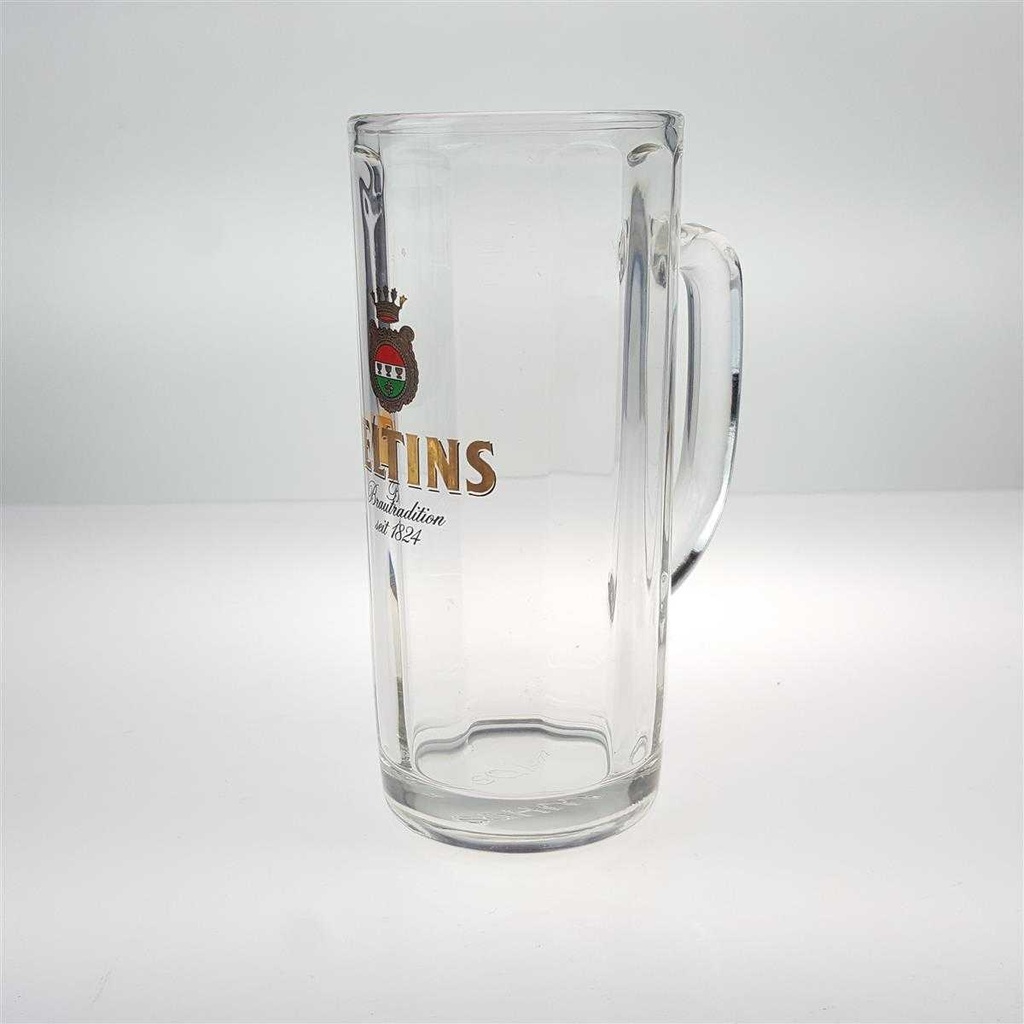[458166218] Veltins Bier Glas Krug Seiden Henkelkrug Bierhumpe 0,2 L Bild 2