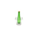 [458166224] Flaschenkühler Eiseimer klein Craquele Krakelee Glas Sprung-Optik Bild 2