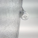[458166224] Flaschenkühler Eiseimer klein Craquele Krakelee Glas Sprung-Optik Bild 4