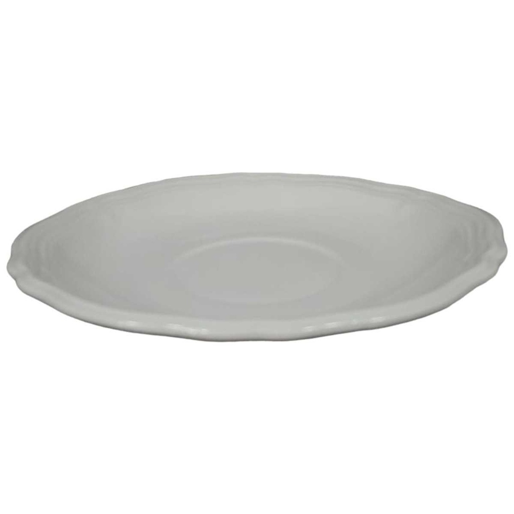 [458166238] Untertasse für Tee 14,2 cm Seltmann Weiden Marie Luise Weiß gebraucht - sehr gut Bild 2