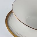 [458166260] Sauciere 1tlg Seltmann Weiden Form 25475 grau gold Dekor gebraucht - gut Bild 4