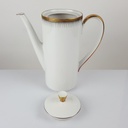 [458166263] Kaffeekanne 1,35 L Seltmann Weiden Form 25475 grau gold Dekor gebraucht - gut Bild 9
