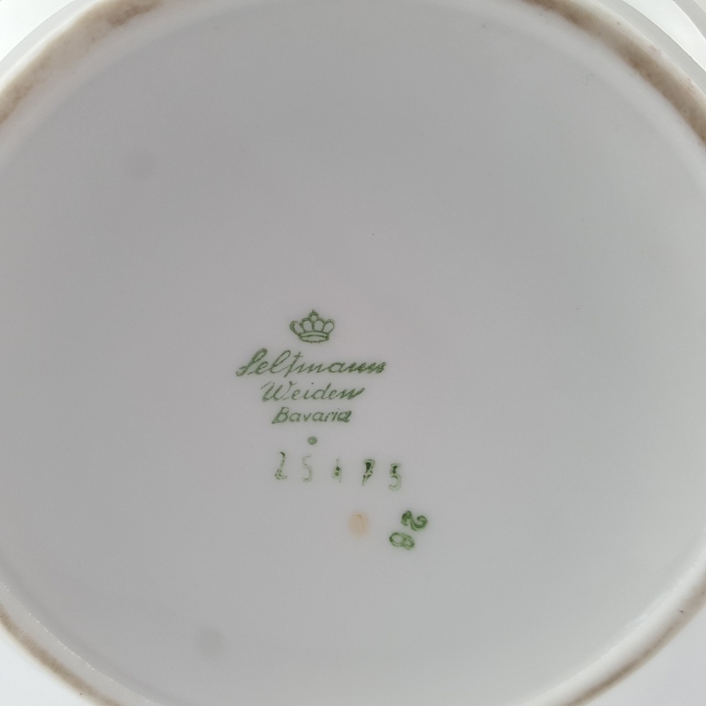 [458166263] Kaffeekanne 1,35 L Seltmann Weiden Form 25475 grau gold Dekor gebraucht - gut Bild 11