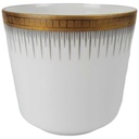 [458166264] Kaffeetasse Seltmann Weiden Form 25475 grau gold Dekor gebraucht - gut Bild 2
