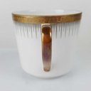 [458166264] Kaffeetasse Seltmann Weiden Form 25475 grau gold Dekor gebraucht - gut Bild 4
